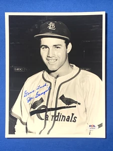 JOE GARAGIOLA WS CHAMPION B/W SIGNIERTES FOTO 8x10 ST. LOUIS KARDINALS PSA DNA - Bild 1 von 3