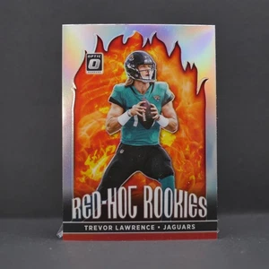 Donruss Optic 2021 Trevor Lawrence Red-Hot Rookies #RHR-1 RC Holo Prizm - Imagen 1 de 2