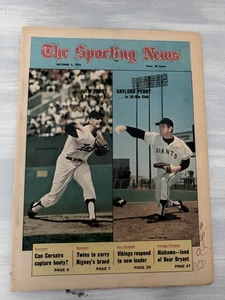 The Sporting News octubre 1970 Jim Gaylord Perry MLB - Imagen 1 de 4