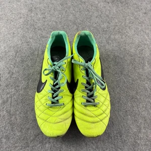 Nike Tiempo Legend IV FG Volt Football Boots Size UK 10 Yellow EUR 45 454309-703 - Picture 1 of 14
