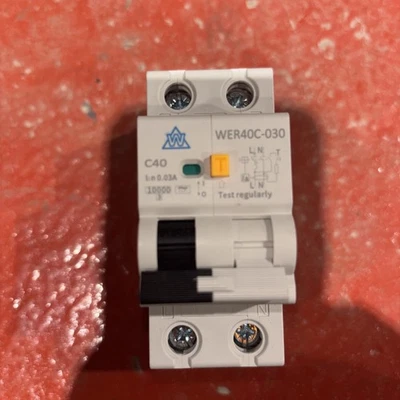 WCED Type A RCBO  230V - c curve  WER40C-030 - Image 1 of 4