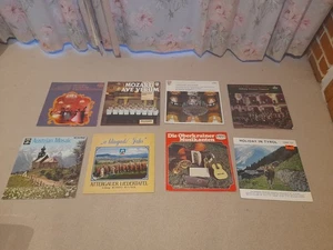 Collection of 8 Austrian vinyl LPs Records Vienna Boys Choir Yodel Folk Tyrol - Picture 1 of 1