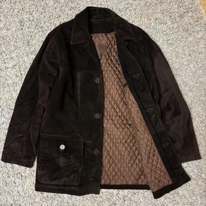 Coach Suede Leather Oversized Genuine Jacket - Picture 1 of 8