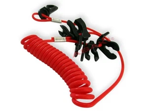 Universal Outboard Boat Kill Stop Switch Safety Tether Lanyard 256-05193-00 8Key - Picture 1 of 11