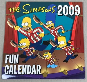 Vintage 2009 *WORKS For 2026* The Simpsons Fun Calendar,  XF NEW! - Picture 1 of 9