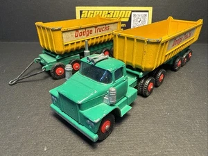 1966 Matchbox Lesney King Size K-16 DODGE FRUEHAUF TRACTOR TIPPER & TRAILER - A - Bild 1 von 19