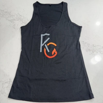 Camiseta sin mangas para mujer talla 2XL negra diseño gráfico ejercicio Foto 1 de 4