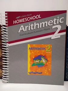 A beka  2nd Grade Arithmetic Curriculum/Lesson Plans Math Abeka - VERY GOOD - Picture 1 of 5