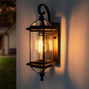 Außenleuchte Leuchte 18,5" H Veranda Licht Öl eingerieben Bronze Außenwandleuchte... - Bild 1 von 12