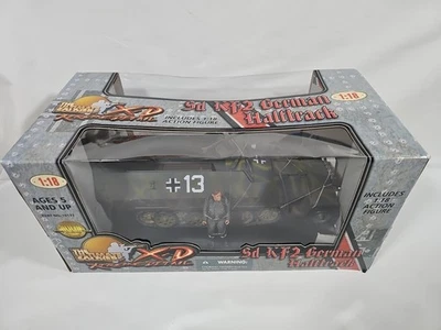Ultimate Soldier 1:18 GERMAN HALFTRACK Sd Kf2 tank w Figure NEW  - Image 1 of 4