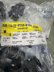 FITS: 05 - 20 GM CHEVY GMC CADILLAC 17 INCH WHEEL LUG NUT CAP QTY 10 OEM NEW - Picture 1 of 1