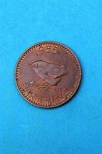GROSSBRITANNIEN FARTHING 1955 ⭐ GREAT BRITAIN FARTHING 1955 - Picture 1 of 2