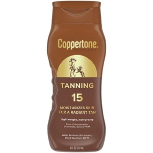 Coppertone Tanning Sunscreen Lotion, SPF 15 Broad Spectrum Sunscreen, 8 Fl Oz - Bild 1 von 8