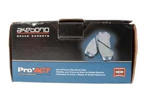 Akebono ProAct Ceramic Rear Brake Pad Set Fits 1997-13 Chevrolet Corvette ACT732 - Picture 1 of 4