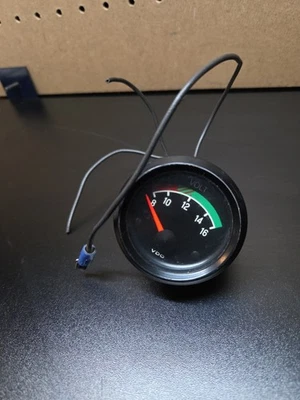 Vintage VDO VOLT Gauge 8-16V Meter UNTESTED  - Image 1 of 3