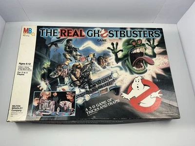 The Real Ghostbusters Game 1986 por Milton Bradley juego de mesa 3D - incompleto  Foto 1 de 4