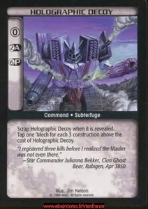 Holographic Decoy [Limited] ENG Battletech TCG - Imagen 1 de 2
