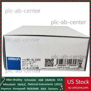 New OMRON NX-SL3300 Safety Controller 32 Safety Master Connections NXSL3300 - Picture 1 of 1