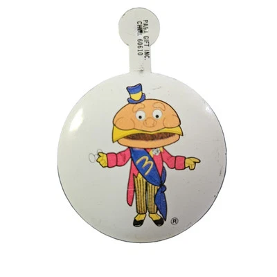 Botón de lata McCheese McDonalds Mayor de colección por Para Gift Foto 1 de 2
