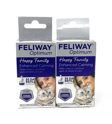 Feliway Optimum 30 Day Diffuser Refill-2 PACK - Image 1 of 3