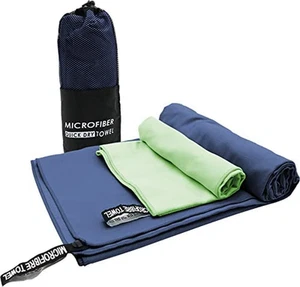 2 Pack Microfiber Towel Quick Dry Bath Towels Super Absorbent for Sport Travel S - Picture 1 of 7