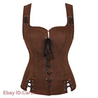 Corset gothique steampunk corsets bustier sangles médiévales gilet corps taille plus