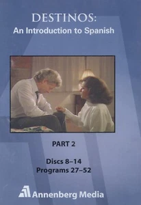 Destinos Part 2 - DVDs - An Introduction to Spanish - by Annenberg Media - Picture 1 of 2