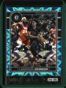 24/25 2024/25 Panini Hoops Teal Explosion #90 Cameron Johnson Brooklyn Nets - Bild 1 von 2