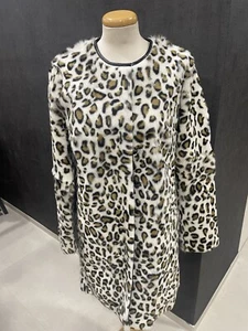Echter Luxus Pelz Mantel in Leoparden Look Neu 36 - Bild 1 von 3
