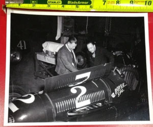 Cotton Henning 1939 Indy 500 Car Mechanics 8x10 Photo Boyle Products Wilbur Shaw - Picture 1 of 1