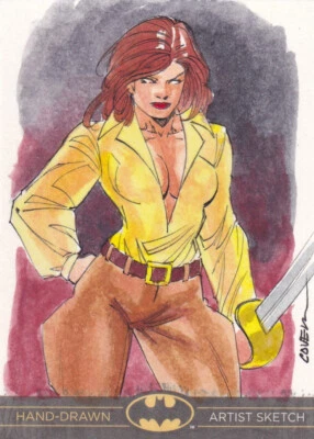 DC Comics Batman: The Legend Color Sketch Card by Roy Cover - Image 1 of 2