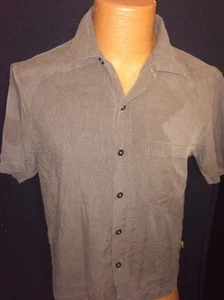 Ocean Current Kinder Jungen Hemd Oberteil Knopfleiste Kurzarm kariert braun Medium  - Bild 1 von 4