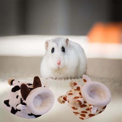 Laine Coussin Chauffant Lit Pour Petits Animaux Tapis De Cobaye Hamster House • 5.22€