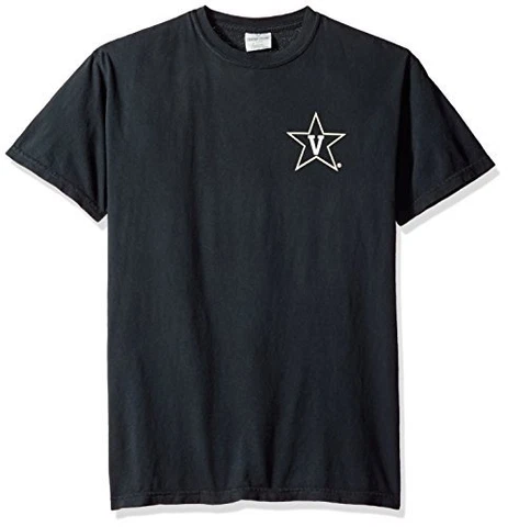 NCAA Vanderbilt Commodores Team Madras Short Sleeve, Cc Black, X-Large Cover