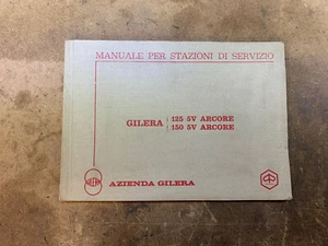 Manuale d'officina per stazioni di servizio originale Gilera 5V 125/150 Arcore - Foto 1 di 2