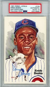Ernie Banks Signed Perez Steele - PSA DNA 10 - Picture 1 of 1