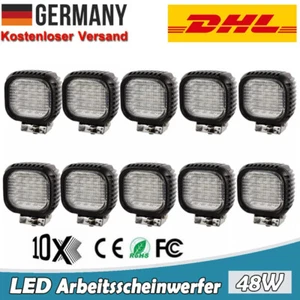 LED Arbeitsscheinwerfer CREE 10 X 48W 12V 24V Traktor Scheinwerfer Auto Strahler - Bild 1 von 11