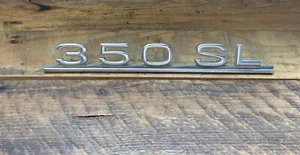 Vintage Mercedes 350SL Emblem Badge Name Molding Logo - Bild 1 von 7