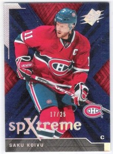 2007-08 SPx SPxtreme Spectrum Saku Koivu #17/25