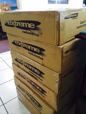 NEW Extreme Networks X450-24x 24- SFP 4 10/100/1000BASE-T ports Switch 16121 NOB - Image 1 of 4