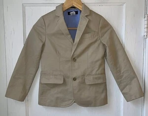 Crewcuts Thompson Cotton Beige Tan Blazer Jacket Boys Size - Picture 1 of 10