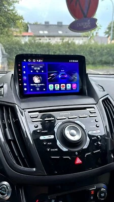 Autoradio stereo Android 9 Pollici per Ford Kuga Dal 2013 Al 2017 - Immagine 1 di 4