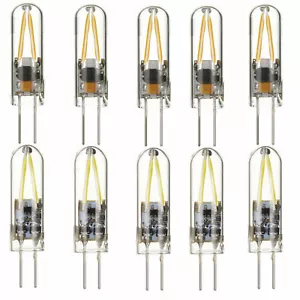10Pcs Mini 3W G4 COB LED Filament Light Bulbs Replace Lamps AC DC 12V for Home - Picture 1 of 14