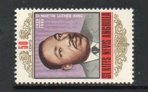 ST KITTS NEVIS ANGUILLA POSTFRISCH 1968 SG190 MARTIN LUTHER KÖNIG GEDENKEN - Bild 1 von 1