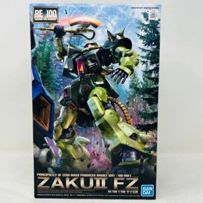 Bandai 1/100 RE/100 MS-06FZ Zaku II FZ Gundam 0080 War in the Pocket Model Kit - Image 1 of 3