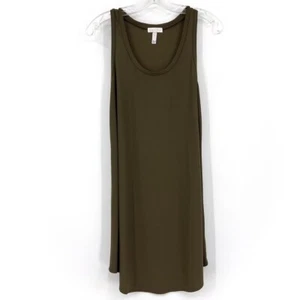 Vestido Leith Nordstrom Para Mujer S Sin Mangas Columpio Elastizado Marrón Capa de Otoño - Imagen 1 de 5