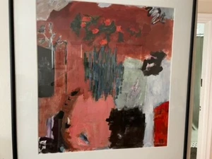 American artist Edie  W Bristol Abstract Large Painting - Picture 1 of 7