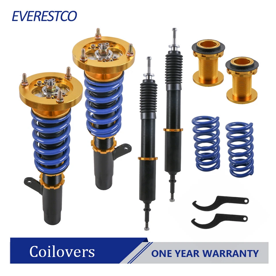 Full Coilovers For BMW 3-Series 325i 328i 335i E90 E91 E92 RWD Adjustable Height - Image 1 of 4
