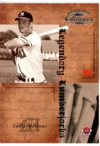 Donruss Classics 2004 - Legendary Eddie Mathews #LB-31 Lumberjacks/1000 - Imagen 1 de 2