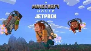 Minecraft Jetpack DLC in Game Promo Item - Bedrock RQ MINECRAFT MOVIE CODE - Picture 1 of 1